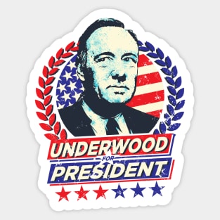 Frank Underwood for President 2024 Sticker
